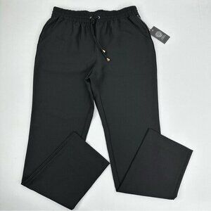 Vince‎ Camuto Women's NWT Black Straight Leg Minimalist Trousers S/W30/L29.25
